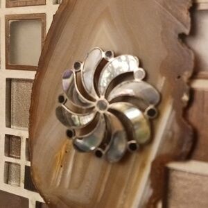 Vintage Mother of Pearl Brooch